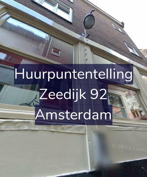 Foto gevel Huurpuntentelling voor Zeedijk 92, Amsterdam