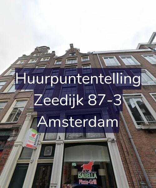 Foto gevel Huurpuntentelling voor Zeedijk 87-3, Amsterdam
