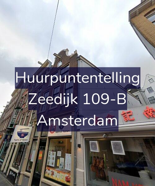 Foto gevel Huurpuntentelling voor Zeedijk 109-B, Amsterdam
