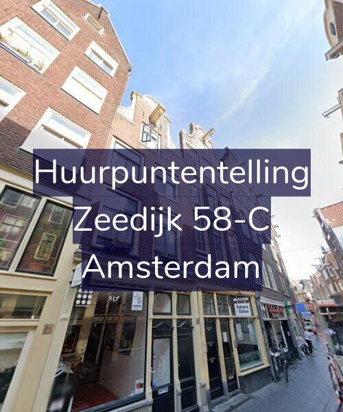 Foto gevel Huurpuntentelling voor Zeedijk 58-C, Amsterdam