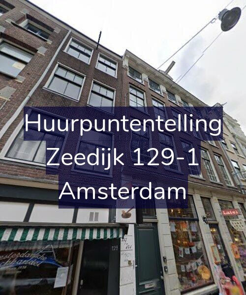 Foto gevel Huurpuntentelling voor Zeedijk 129-1, Amsterdam