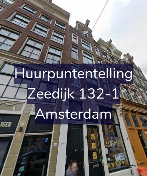 Foto gevel Huurpuntentelling voor Zeedijk 132-1, Amsterdam