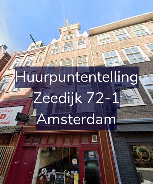 Foto gevel Huurpuntentelling voor Zeedijk 72-1, Amsterdam