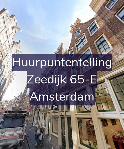 Foto gevel Huurpuntentelling voor Zeedijk 65-E, Amsterdam
