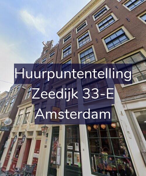 Foto gevel Huurpuntentelling voor Zeedijk 33-E, Amsterdam