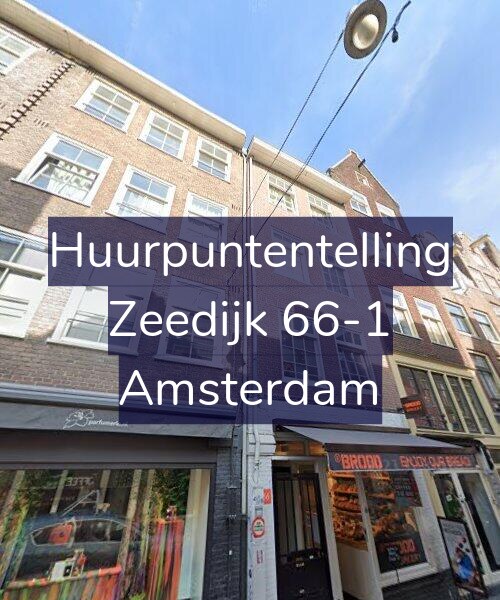 Foto gevel Huurpuntentelling voor Zeedijk 66-1, Amsterdam