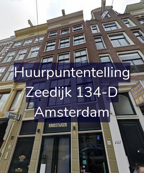 Foto gevel Huurpuntentelling voor Zeedijk 134-D, Amsterdam