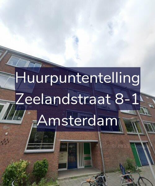 Foto gevel Huurpuntentelling voor Zeelandstraat 8-1, Amsterdam