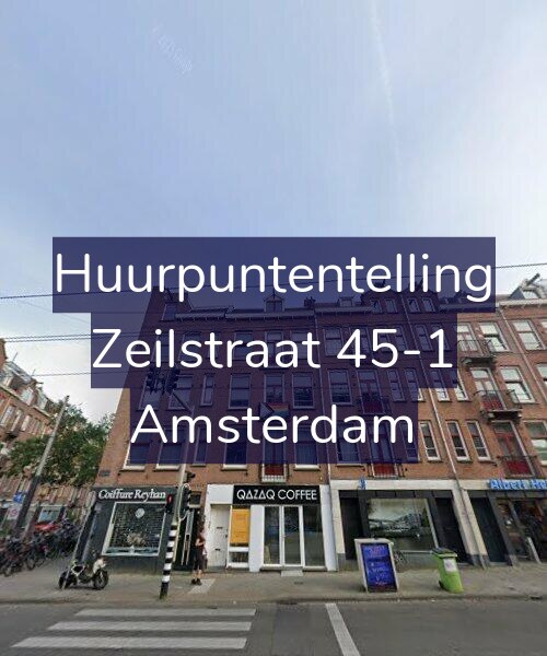 Foto gevel Huurpuntentelling voor Zeilstraat 45-1, Amsterdam