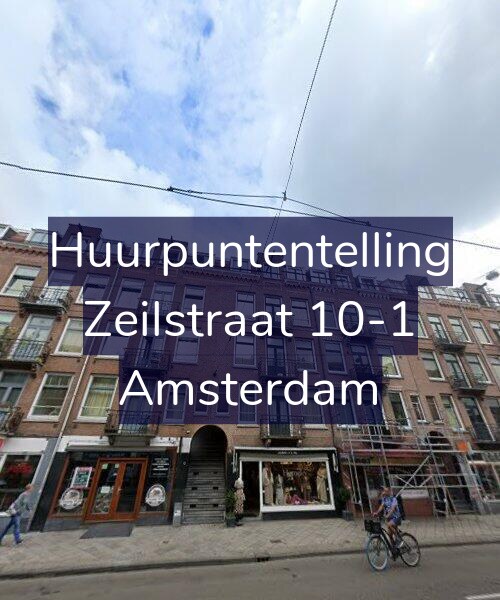 Foto gevel Huurpuntentelling voor Zeilstraat 10-1, Amsterdam