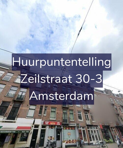 Foto gevel Huurpuntentelling voor Zeilstraat 30-3, Amsterdam