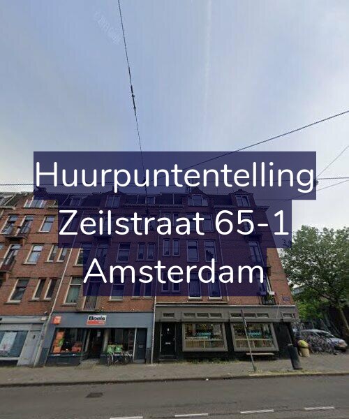 Foto gevel Huurpuntentelling voor Zeilstraat 65-1, Amsterdam