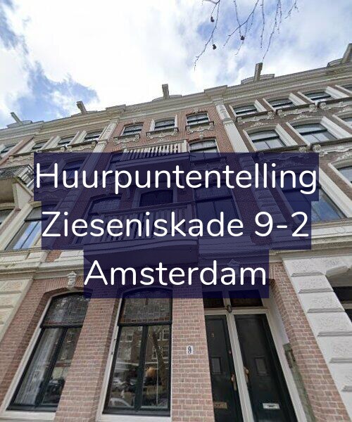 Foto gevel Huurpuntentelling voor Zieseniskade 9-2, Amsterdam