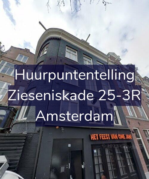 Foto gevel Huurpuntentelling voor Zieseniskade 25-3R, Amsterdam