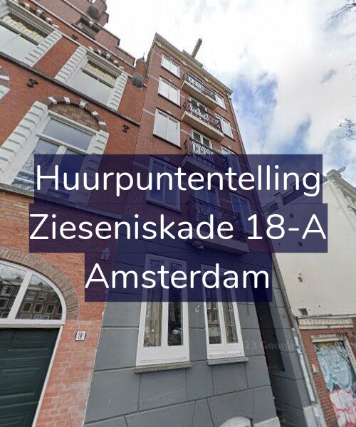 Foto gevel Huurpuntentelling voor Zieseniskade 18-A, Amsterdam