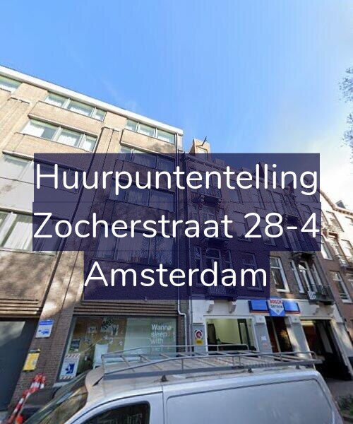 Foto gevel Huurpuntentelling voor Zocherstraat 28-4, Amsterdam