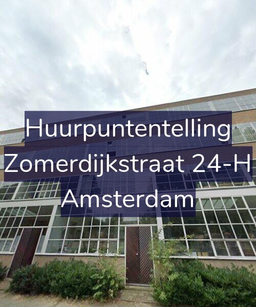 Foto gevel Huurpuntentelling voor Zomerdijkstraat 24-H, Amsterdam