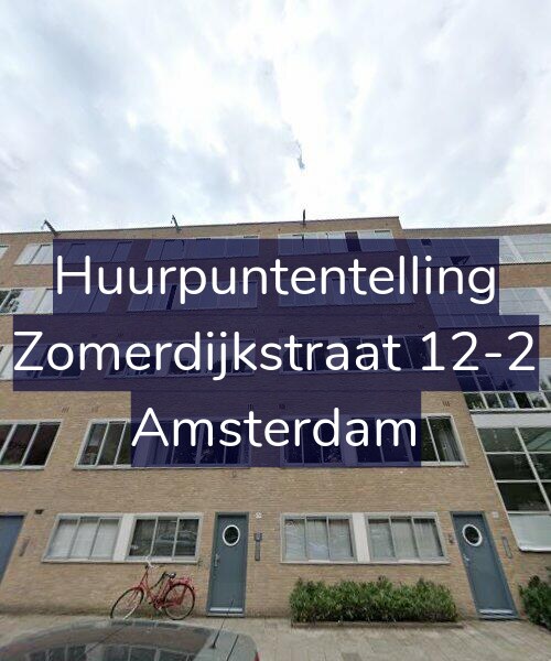 Foto gevel Huurpuntentelling voor Zomerdijkstraat 12-2, Amsterdam