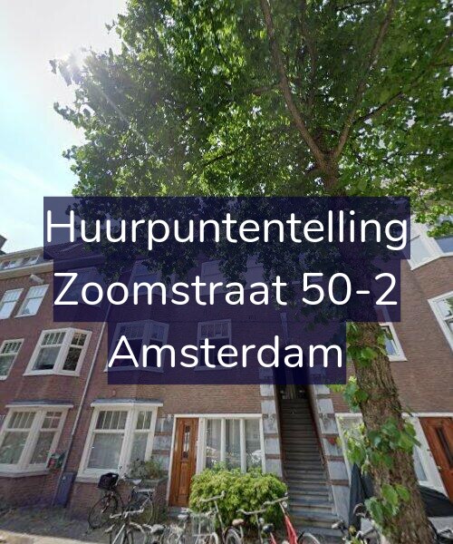 Foto gevel Huurpuntentelling voor Zoomstraat 50-2, Amsterdam