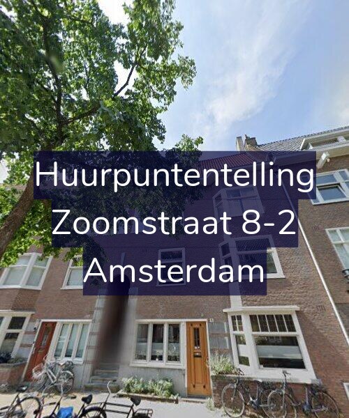 Foto gevel Huurpuntentelling voor Zoomstraat 8-2, Amsterdam