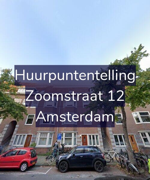 Foto gevel Huurpuntentelling voor Zoomstraat 12, Amsterdam