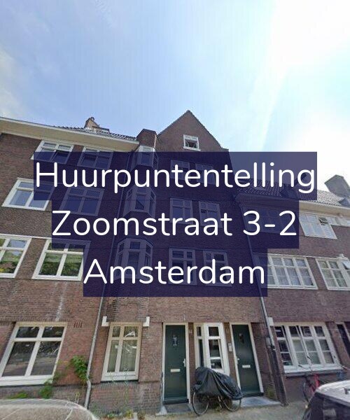 Foto gevel Huurpuntentelling voor Zoomstraat 3-2, Amsterdam