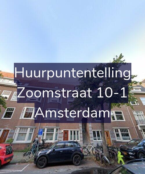 Foto gevel Huurpuntentelling voor Zoomstraat 10-1, Amsterdam