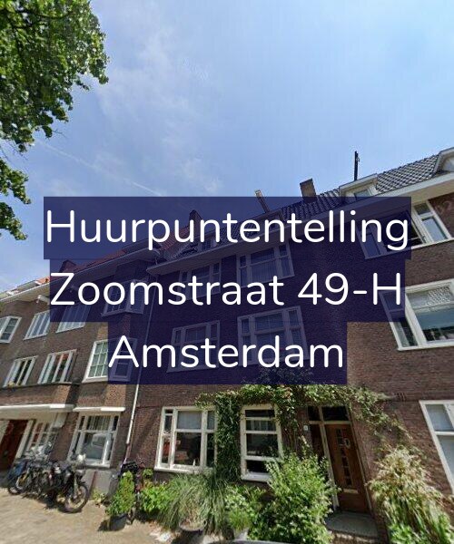 Foto gevel Huurpuntentelling voor Zoomstraat 49-H, Amsterdam