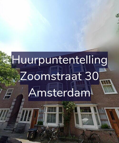 Foto gevel Huurpuntentelling voor Zoomstraat 30, Amsterdam