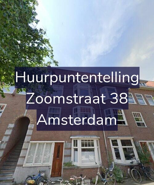 Foto gevel Huurpuntentelling voor Zoomstraat 38, Amsterdam