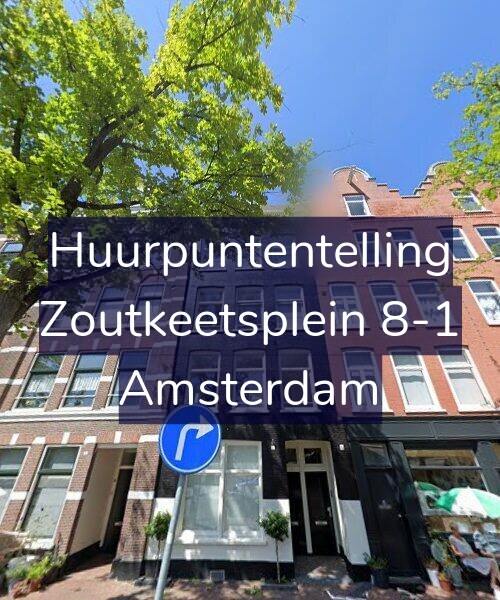 Foto gevel Huurpuntentelling voor Zoutkeetsplein 8-1, Amsterdam