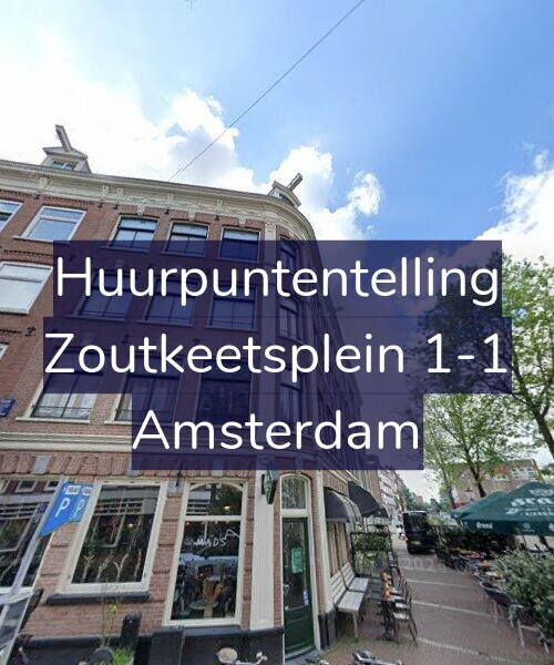 Foto gevel Huurpuntentelling voor Zoutkeetsplein 1-1, Amsterdam