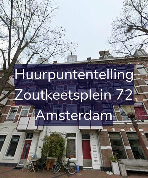 Foto gevel Huurpuntentelling voor Zoutkeetsplein 72, Amsterdam