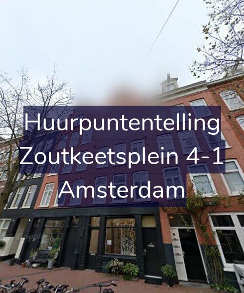 Foto gevel Huurpuntentelling voor Zoutkeetsplein 4-1, Amsterdam