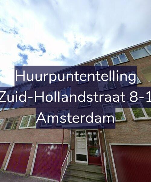 Foto gevel Huurpuntentelling voor Zuid-Hollandstraat 8-1, Amsterdam