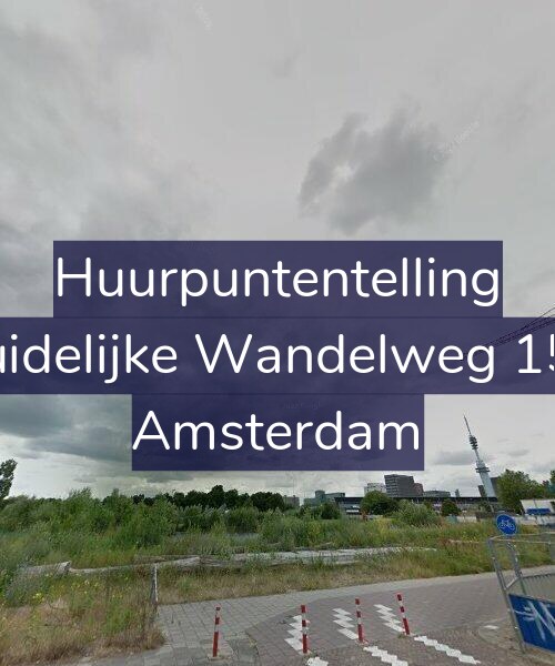 Foto gevel Huurpuntentelling voor Zuidelijke Wandelweg 157, Amsterdam