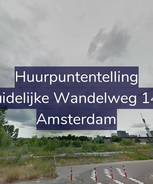 Foto gevel Huurpuntentelling voor Zuidelijke Wandelweg 149, Amsterdam