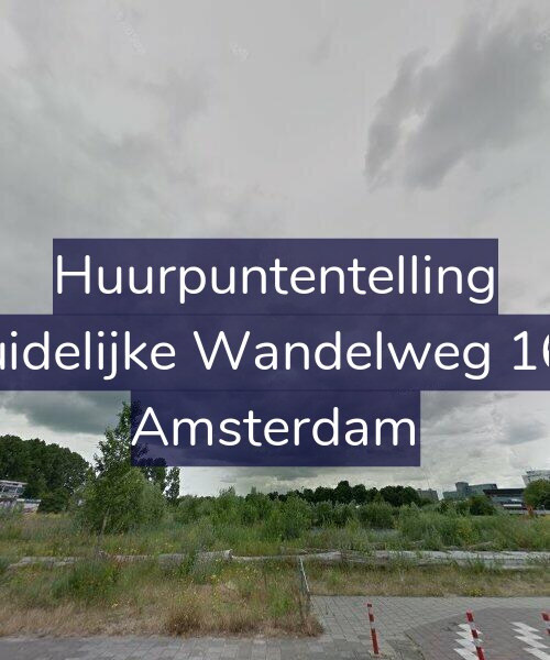 Foto gevel Huurpuntentelling voor Zuidelijke Wandelweg 161, Amsterdam