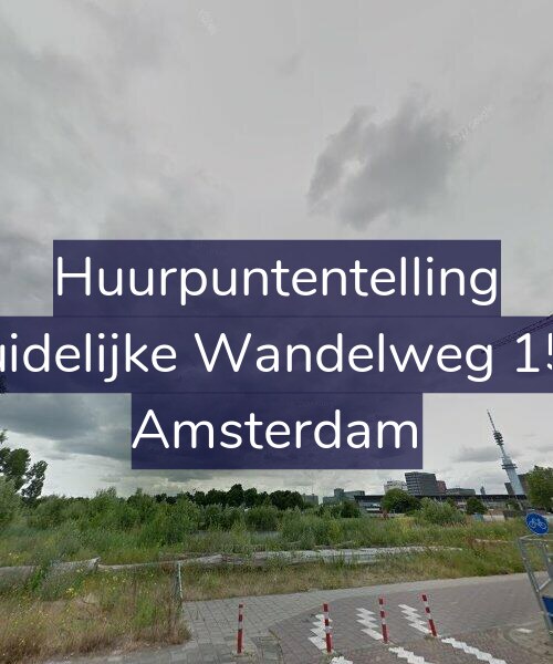 Foto gevel Huurpuntentelling voor Zuidelijke Wandelweg 155, Amsterdam