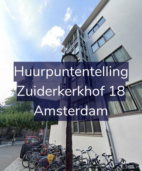 Foto gevel Huurpuntentelling voor Zuiderkerkhof 18, Amsterdam