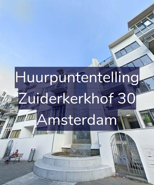 Foto gevel Huurpuntentelling voor Zuiderkerkhof 30, Amsterdam
