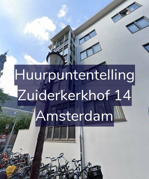 Foto gevel Huurpuntentelling voor Zuiderkerkhof 14, Amsterdam