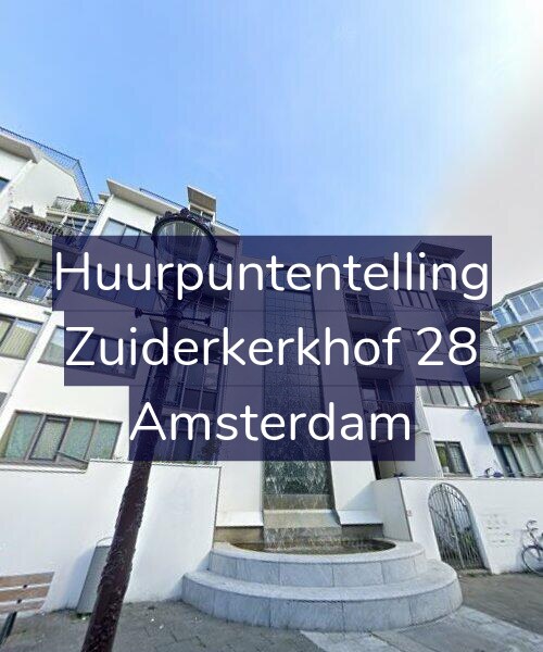 Foto gevel Huurpuntentelling voor Zuiderkerkhof 28, Amsterdam