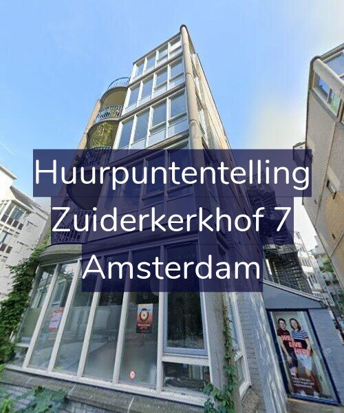 Foto gevel Huurpuntentelling voor Zuiderkerkhof 7, Amsterdam