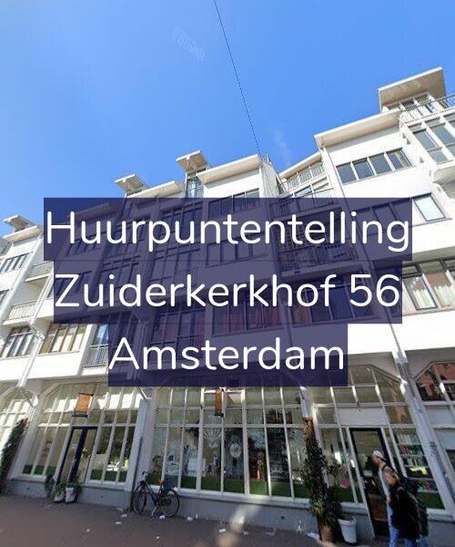 Foto gevel Huurpuntentelling voor Zuiderkerkhof 56, Amsterdam