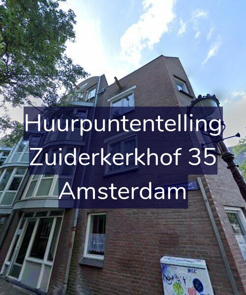 Foto gevel Huurpuntentelling voor Zuiderkerkhof 35, Amsterdam