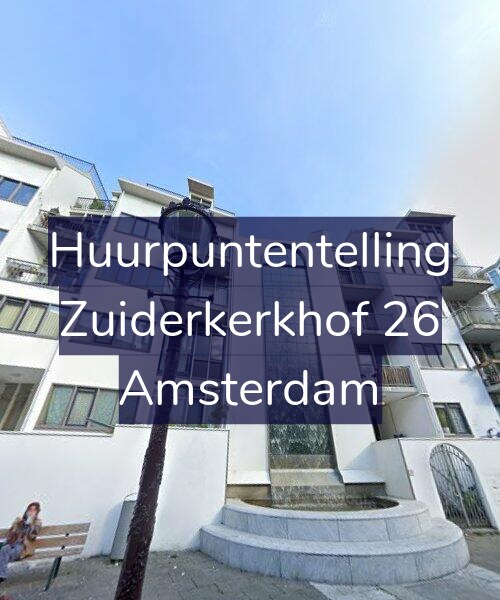 Foto gevel Huurpuntentelling voor Zuiderkerkhof 26, Amsterdam