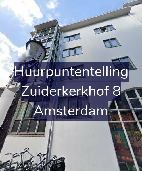 Foto gevel Huurpuntentelling voor Zuiderkerkhof 8, Amsterdam