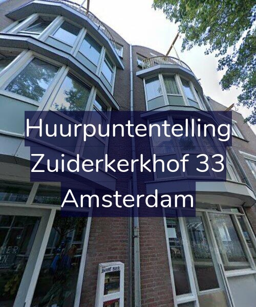 Foto gevel Huurpuntentelling voor Zuiderkerkhof 33, Amsterdam