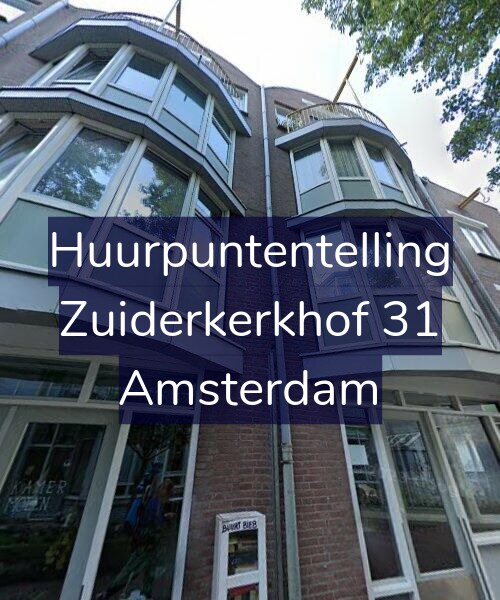 Foto gevel Huurpuntentelling voor Zuiderkerkhof 31, Amsterdam